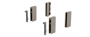 HETTICH 9141689 ArciTech DesignSide Adapter 92mm Champagne
