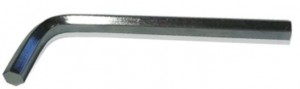 Angle "L" Allen key DIN 911 - 3,0 x 63 white ZN