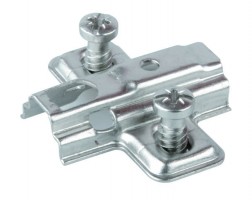 StrongHinges S3 plate H2, clip type, with euro screws
