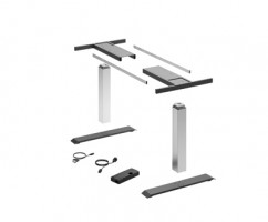 HETTICH 9193251 LegaDrive LegaDrive Systems Stolová podnož Basic, sada, stříbrná