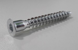 StrongFix Confirmat screw 6,4/50 zinc white bulk