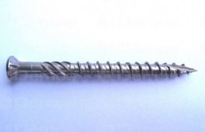 Screw Terrasso 5x70 countersunk head TX25 stainless steel