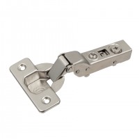 StrongHinges S5 half overlay hinge 110° on screw, with damping, clip-type