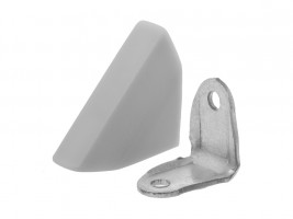 STRONG Conn. bracket metal with cap light grey