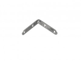 STRONG Angled bracket 60x60mm white zinc