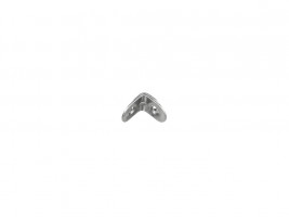 STRONG Angled bracket 20x20mm white zinc