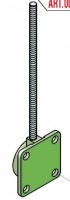 SISCO threaded rod right thread (for 88040) art.02 DX