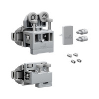 HETTICH 9339386 WingLine L new max 12 kg,grey,left,w/o.self close feat,w.bot.gui