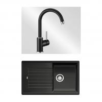 BLANCO Set 10-C 25 520511+519415 ZIA 5 S anthracite + MIDA anthracite