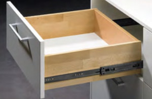 HETTICH 9221527 kuličkový plnovýsuv KA 5632 450mm/30kg SiSy EB12,7 černý