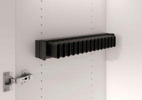 KES Conero side drawer for belts, ties, 475, black