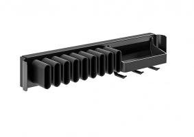 KES Conero side drawer for belts, ties with bowl, 475, black