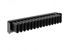 KES Conero side holder for belts, ties, 475, black