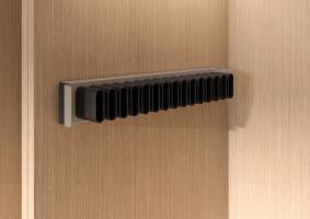 KES Conero side holder for belts, ties, 475, Champagne gold