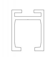 TERNO sliding interior fitting 240kg rail 4m raw