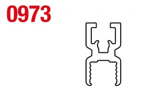 SISCO 973A mounting rail aluminum 3m