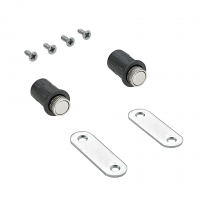 HETTICH 9266243 WINGLINE L ARETATION FOR PULL TO MOVE MAGNET. BLACK DESIGN