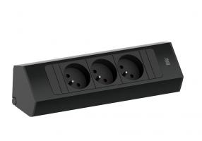 BACHMANN 932.101 Casia 2 , 3x230V, black RAL9005