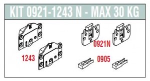 SISCO 0921-1243 set of fittings 30kg with bearing