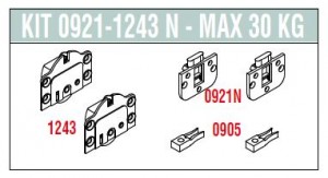 SISCO 0921-1243 fittings set 30kg with bearing