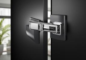 HETTICH 9343483 EviSys Guiding hinge 115°,soft closing,with anthracite cover cap
