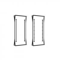 HAWA 056.3192.080 Straightening fitting,1715 - 2275mm, aluminium anodized (pair)