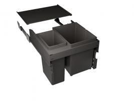 GOLLINUCCI Sorter 580 EVO Compact Line 450mm 1x17l+1x10l, anthracite