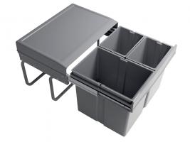GOLLINUCCI Sorter Linea 297 500mm 1x15l+2x7.5l, grey