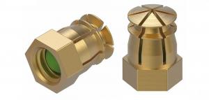 BU39 Screw-in insert with ball M6x9/8 mm brass