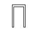 SISCO U aluminum profile 2000mm art. 0251GF