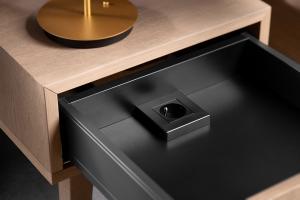 BLUM ESS.B01FA Amperos power element and cable, socket SCH, black matt
