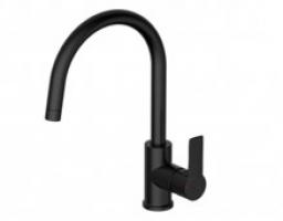 StrongSinks S3 Loira arched sink faucet, matte black