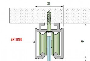 SISCO bar 3000mm art. 100AF (87413)