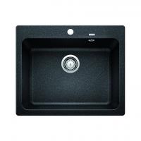 BLANCO 525941 Sink Naya 6 black without eccentric Silgranit PuraDur