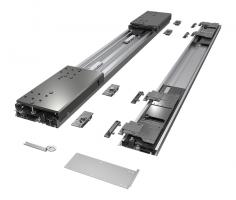 StrongLine Dornio sliding cabinet doors in one plane 2 wings 2050m 80kg profiles