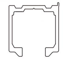 StrongLine top guide, anodised 2,5m