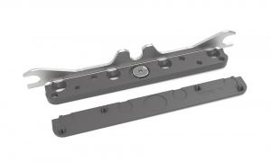 KES FREEslim flap front clip screw grey