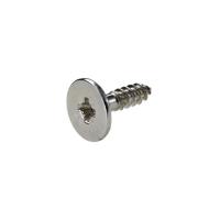 HETTICH 9386068 Screw on counterplate, nickel plated, D10x1mm,drilling D2,5x10mm