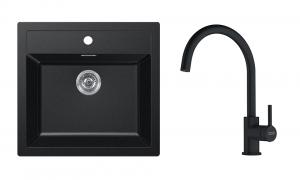 FRANKE Set T122Č SID 610 black + FC 6018.901