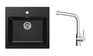 FRANKE Set T114Č SID 610 black + FS 3230.031