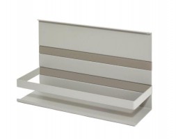 KES 008918.9843 Linero MosaiQ shelf with enclosure gray