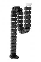 STRONG Vertical cable management flexi 1260 mm black