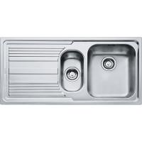 FRANKE Sink LLX 651/7L 1000 x 500mm stainless steel drain left