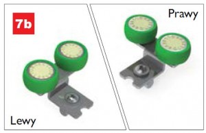 SEVROLL 10207 Maxim upper carriage 18mm asymmetrical - 2 pcs