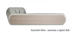 TWIN Handle Allegra 1618 FAST LOCK/XR, left handle (stainless steel inlay)