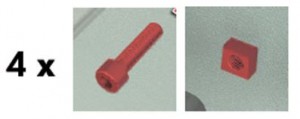 IF-Triade set of connecting fittings to the profile
