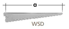 DX-konzola dvojitá 470mm šedá