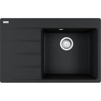 FRANKE Sink CNG 611-78 TL/7 780 x 500 onyx drain left