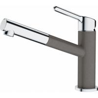 FRANKE Tap FC 3055.084 ORBIT chrome/white stone with pull-out aerator