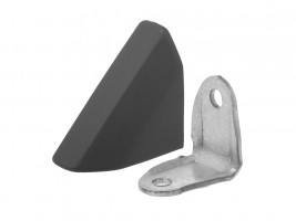 STRONG Conn. bracket  metal with cap black